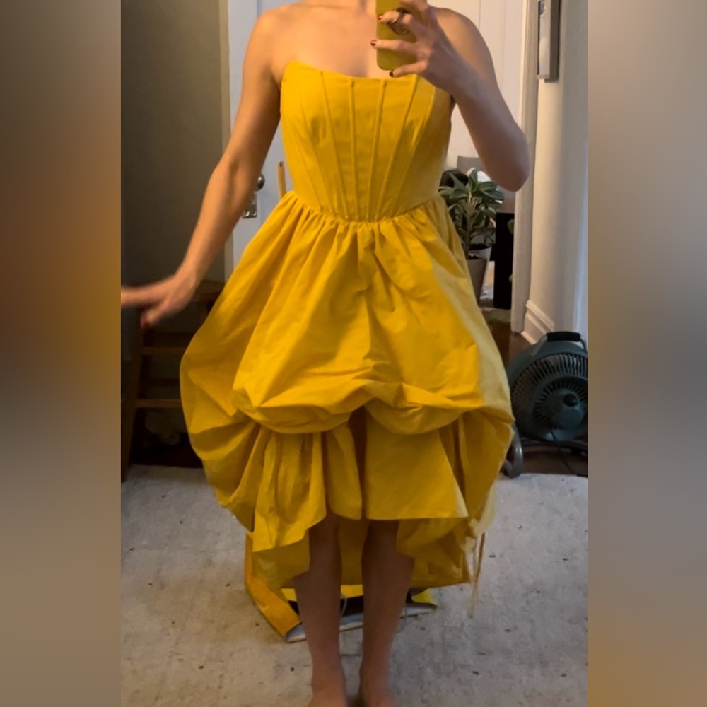 Corset High-Low Bubble Dress Anthropologie